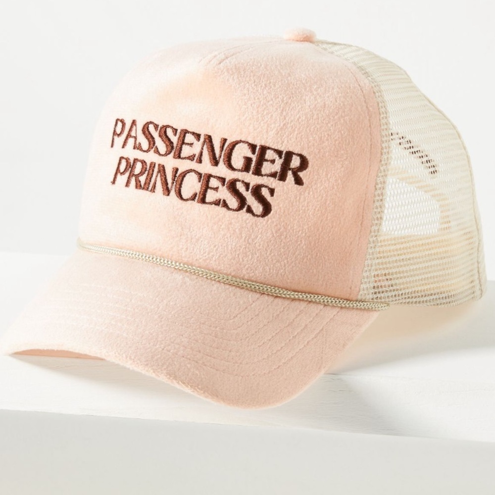 Suede trucker hat